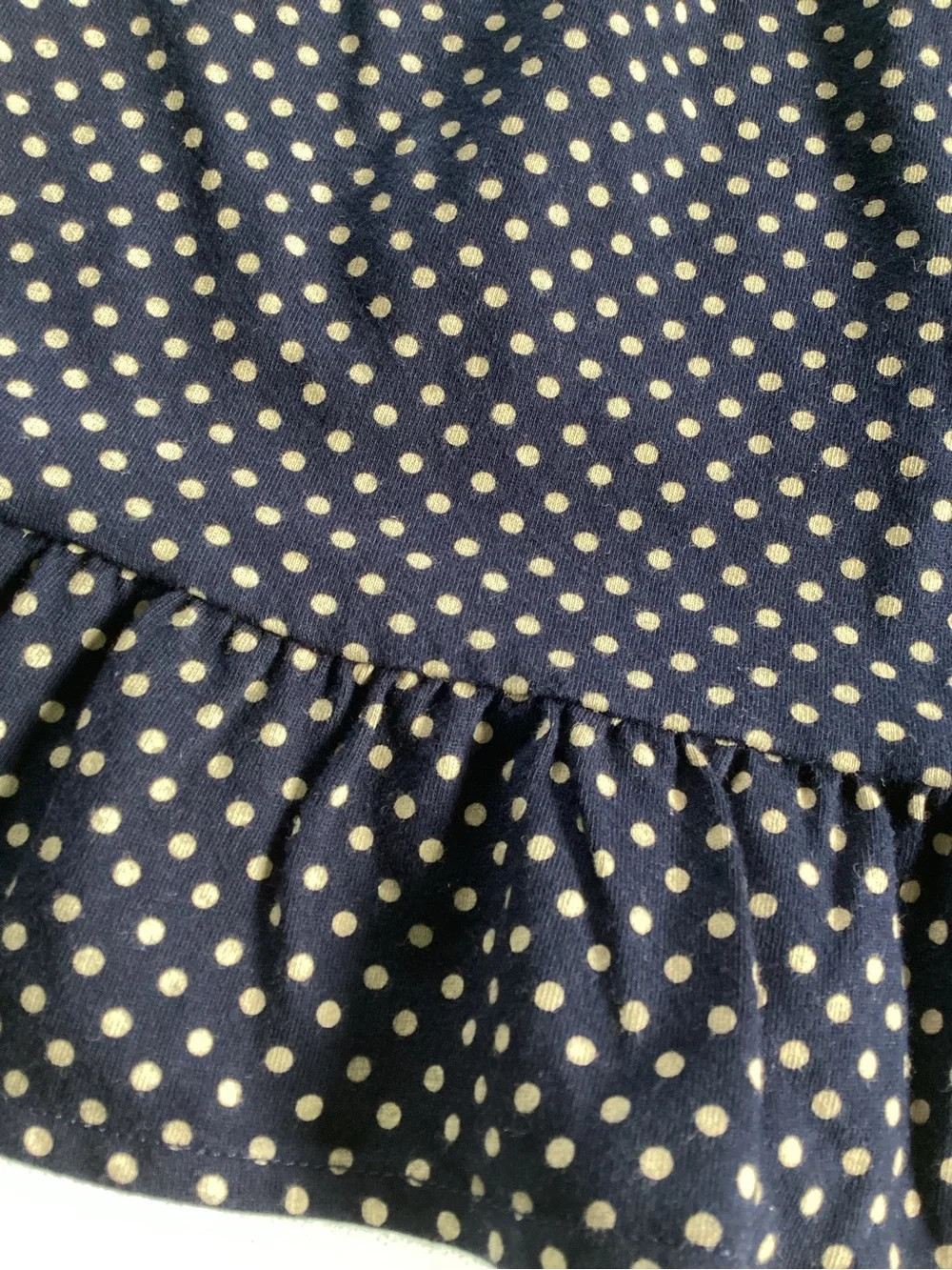 OshKosh B'gosh Navy Polka Dot Smocked Dress